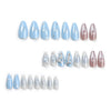 12 Sizes-24 Pcs Press On Nails JP2787