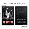 12 Sizes-24 Pcs Press On Nails C1260