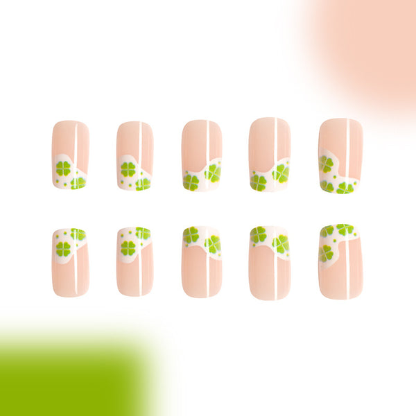 12 Sizes-24 Pcs Press On Nails C301
