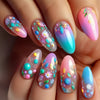 12 Sizes-24 Pcs Press On Nails Y565-1