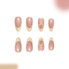 12 Sizes-24 Pcs Press On Nails C1601