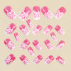 12 Sizes-24 Pcs Press On Nails Y1554
