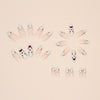 12 Sizes-24 Pcs Press On Nails W1619