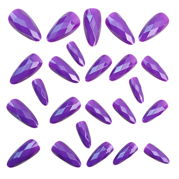 12 Sizes-24 Pcs Press On Nails Y1833
