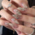 12 Sizes-24 Pcs Press On Nails JP4363
