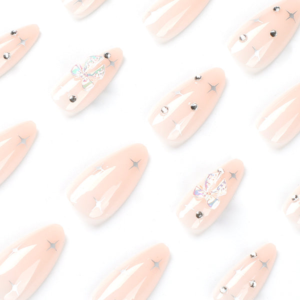 12 Sizes-24 Pcs Press On Nails JP2417
