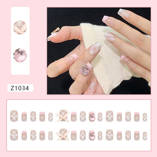 30 Pcs Press On Nails Z1034