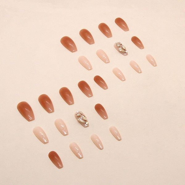 12 Sizes-24 Pcs Press On Nails Z530