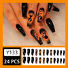 12 Sizes-24 Pcs Press On Nails Y133