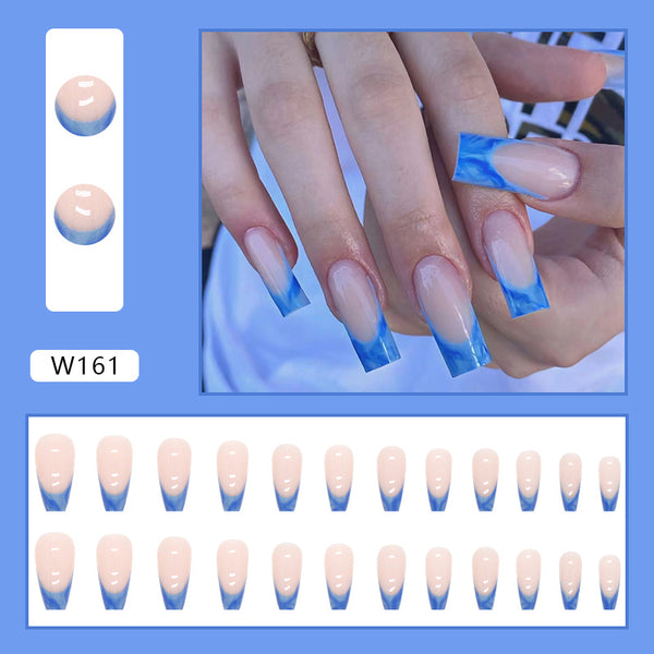 12 Sizes-24 Pcs Press On Nails W161