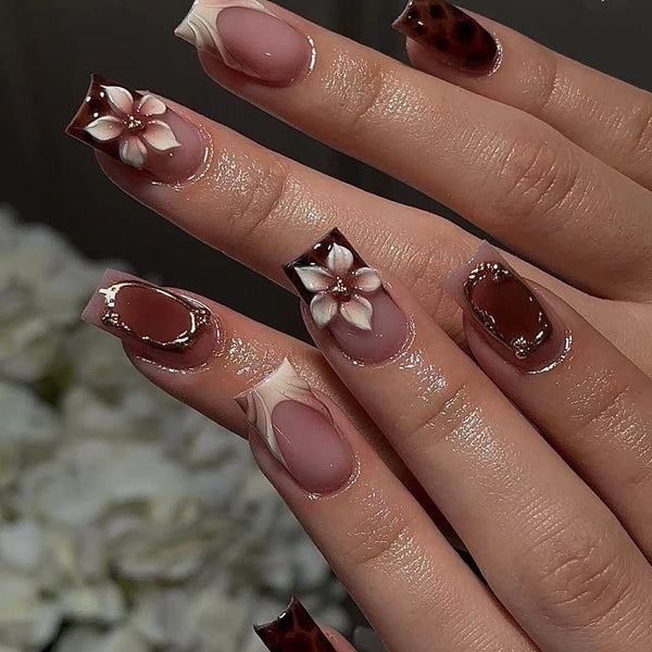 12 Sizes-24 Pcs Press On Nails FT-350