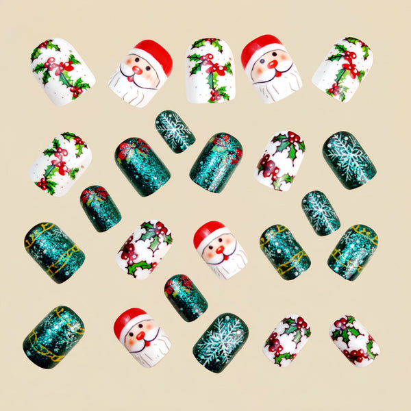 12 Sizes-24 Pcs Press On Nails Y1267