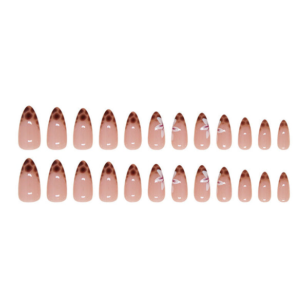 12 Sizes-24 Pcs Press On Nails W1667