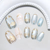 12 Sizes-24 Pcs Press On Nails MY204
