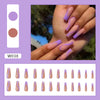 12 Sizes-24 Pcs Press On Nails W001