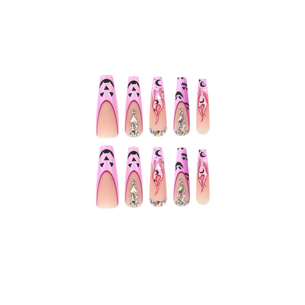 12 Sizes-24 Pcs Press On Nails JP2518
