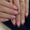 12 Sizes-24 Pcs Press On Nails C1229