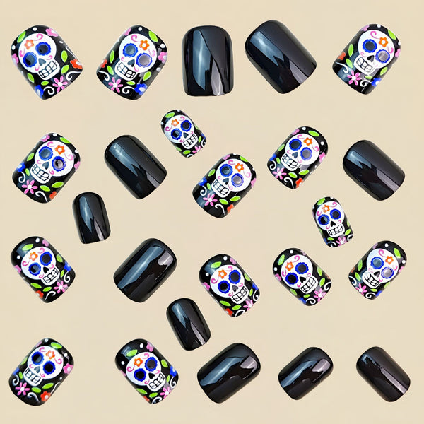 12 Sizes-24 Pcs Press On Nails Y141