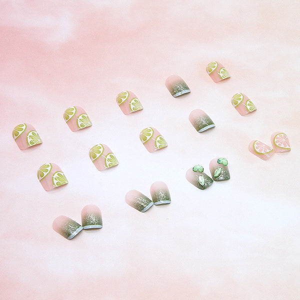 12 Sizes-24 Pcs Press On Nails Z364