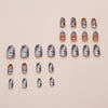 12 Sizes-24 Pcs Press On Nails W1859