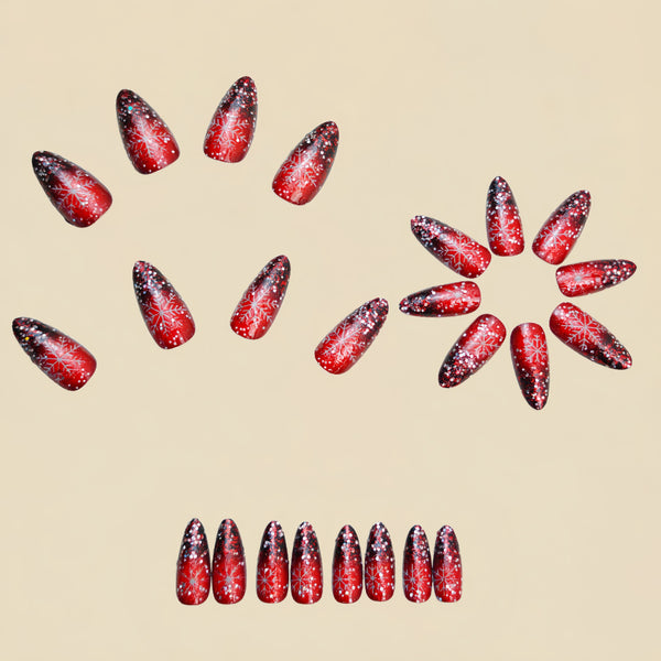 12 Sizes-24 Pcs Press On Nails Y1265