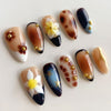12 Sizes-24 Pcs Press On Nails Z1147