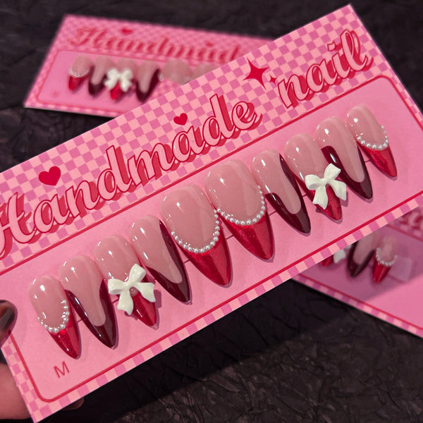 12 Sizes-24 Pcs Press On Nails SP177