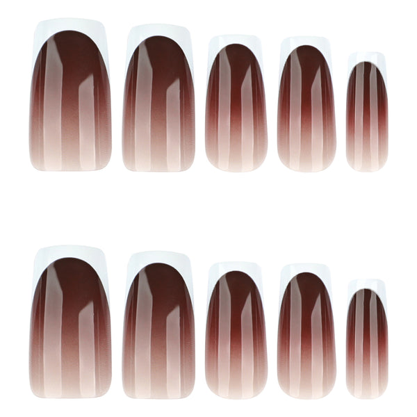 12 Sizes-24 Pcs Press On Nails JP4171
