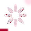 12 Sizes-24 Pcs Press On Nails C1609