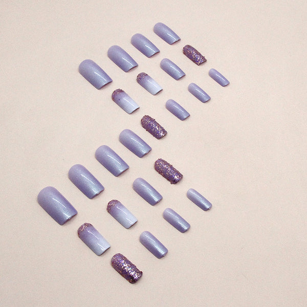 12 Sizes-24 Pcs Press On Nails W1329