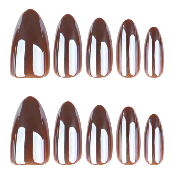 Glamhalo Premiere 30pcs Press On Nails – Eco-Friendly Perfect Fit - GD61