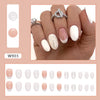 12 Sizes-24 Pcs Press On Nails W903