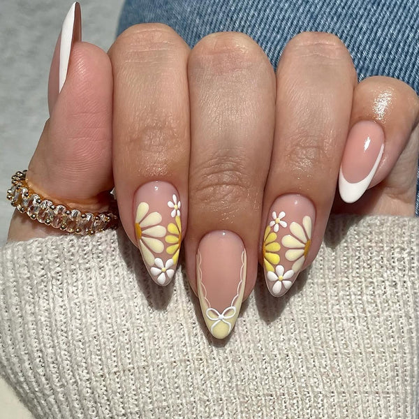 12 Sizes-24 Pcs Press On Nails JP3796