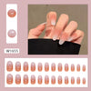 12 Sizes-24 Pcs Press On Nails W1655