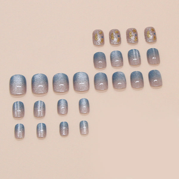 12 Sizes-24 Pcs Press On Nails W1694
