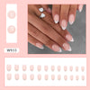 12 Sizes-24 Pcs Press On Nails W921