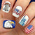 12 Sizes-24 Pcs Press On Nails Y1967
