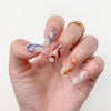12 Sizes-24 Pcs Press On Nails JP1413