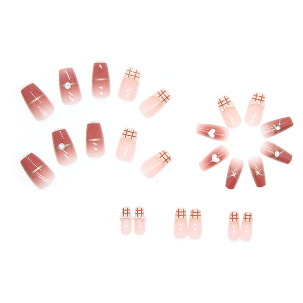 12 Sizes-24 PcsPress On Nails Z437