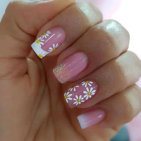 12 Sizes-24 Pcs Press On Nails W1042