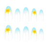 12 Sizes-24 Pcs Press On Nails JL0667