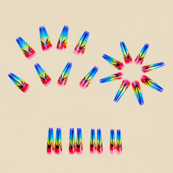 12 Sizes-24 Pcs Press On Nails Y829