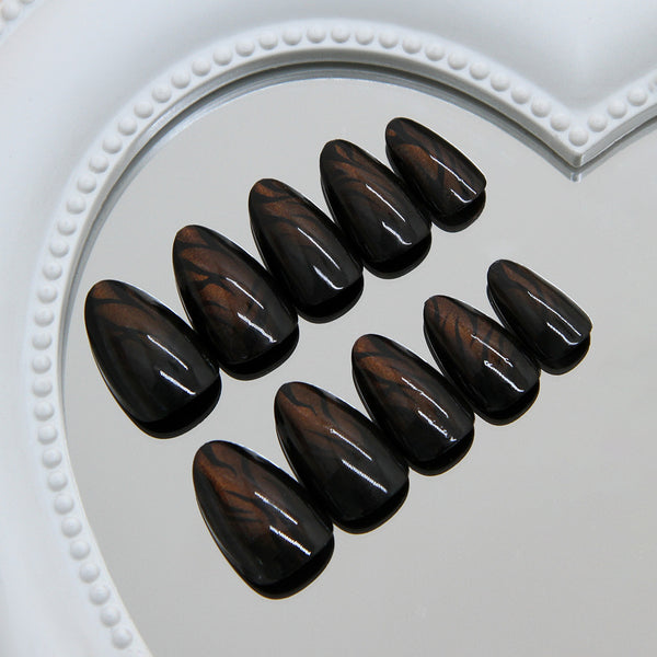 12 Sizes-24 Pcs Press On Nails W2199