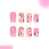 12 Sizes-24 Pcs Press On Nails C1042
