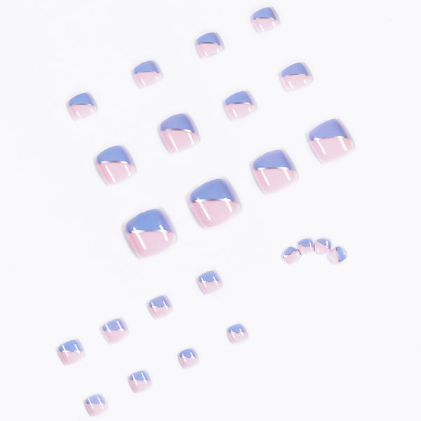 12 Sizes-24 Pcs Press On Nails JP1076