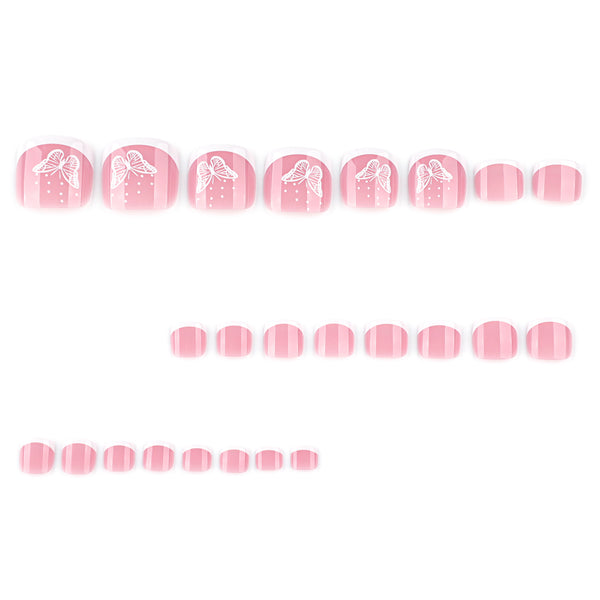 12 Sizes-24 Pcs Press On Nails JP3807