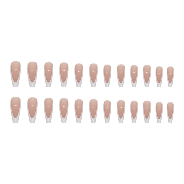 12 Sizes-24 Pcs Press On Nails W697