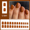 12 Sizes-24 Pcs Press On Nails C1841