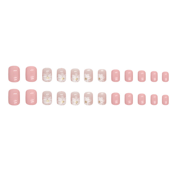 12 Sizes-24 Pcs Press On Nails W1467