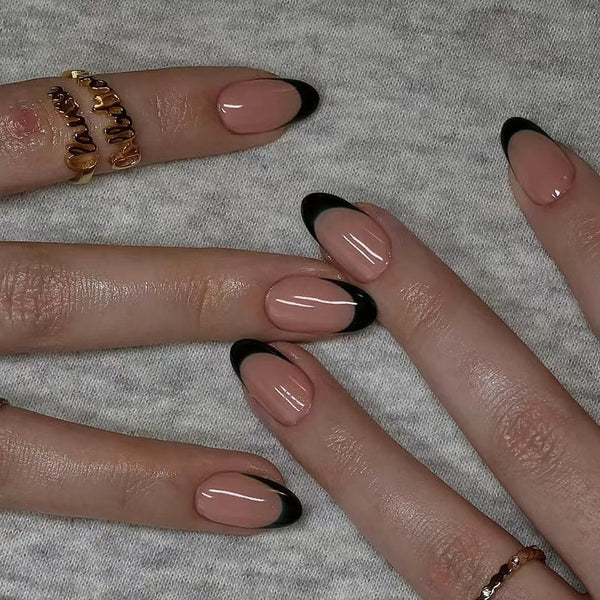 12 Sizes-24 Pcs Press On Nails C882